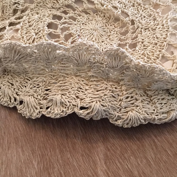 ❤️⬇️💲Boho scallop edge bag! Straw color - Picture 5 of 6